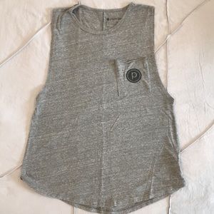 PureBarre muscle tank with pocket